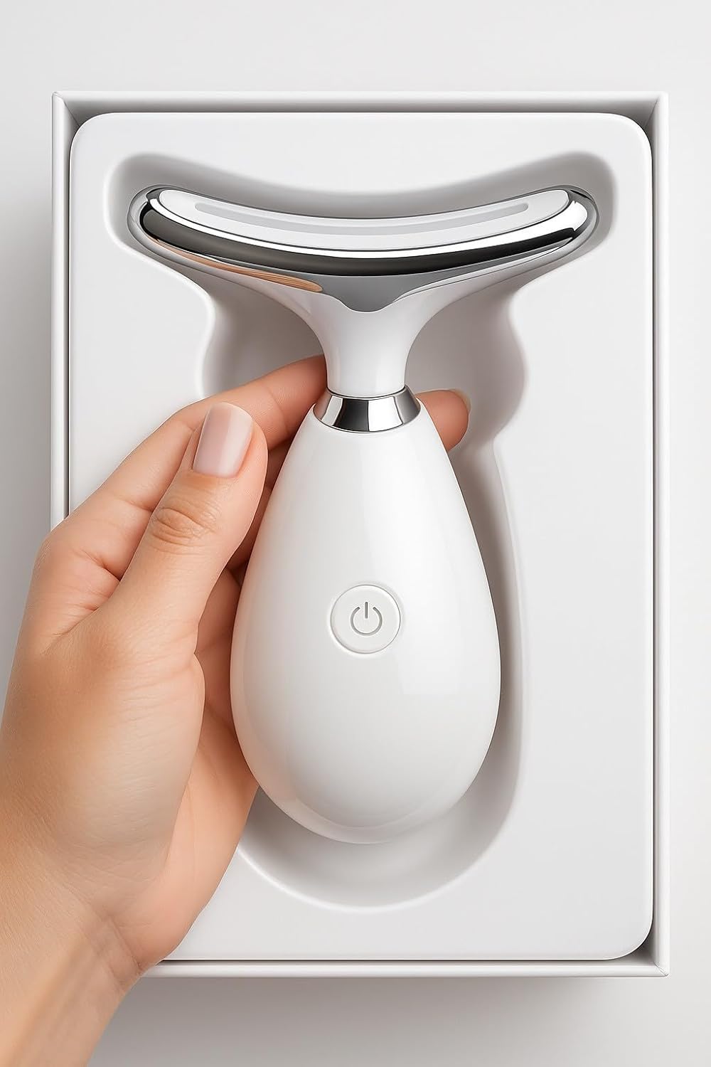 جهاز شدّ الرقبة والوجه بتقنية الضوء النبضي وLED – مضاد للتجاعيد (EMS & Heat)